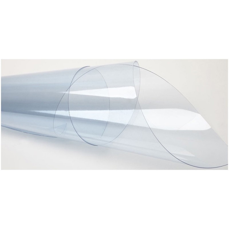 PVC CLEAR SHEET 120 MIC x 140 CM x 50 MTR