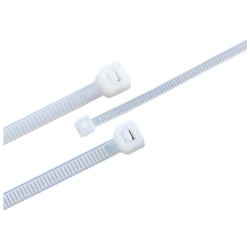 JAS NYLON CABLE TIE WHITE 2.5 X 80 MM 100PCS