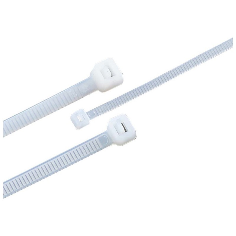 JAS NYLON CABLE TIE WHITE 2.5 X 80 MM 100PCS