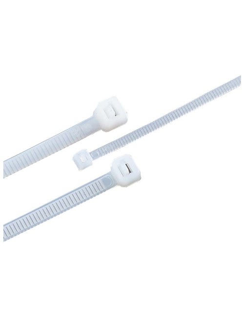JAS NYLON CABLE TIE WHITE 2.5 X 80 MM 100PCS