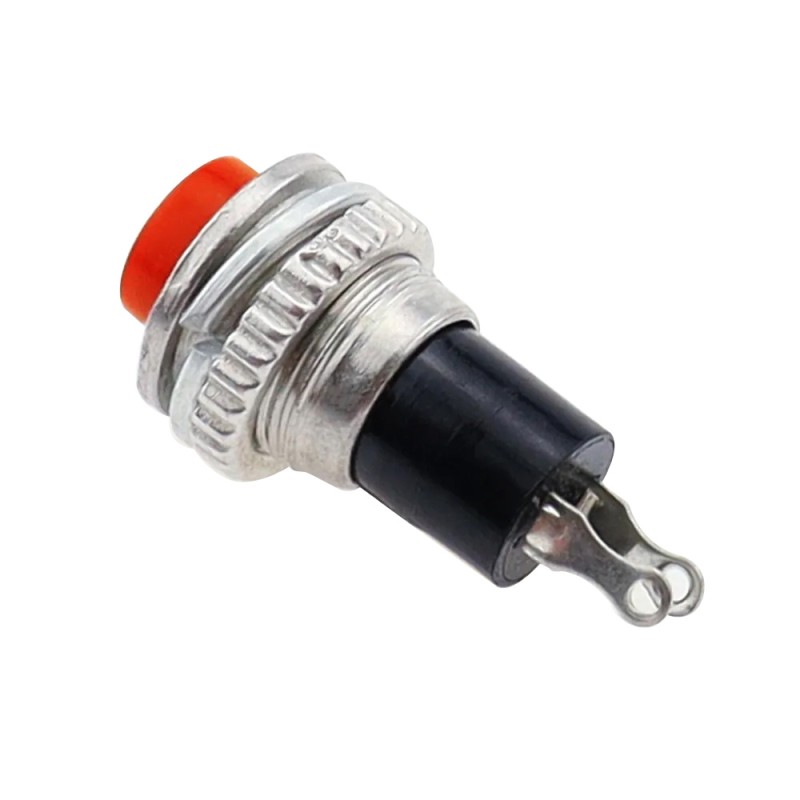 LFSW21-RED MACHINE SWITCH ROUND ON/OFF RED 2 PIN 1A