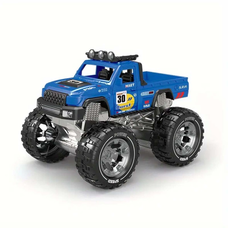 989-1/989-8 friction big-foot climbing pickup truck, 6 pcs / display