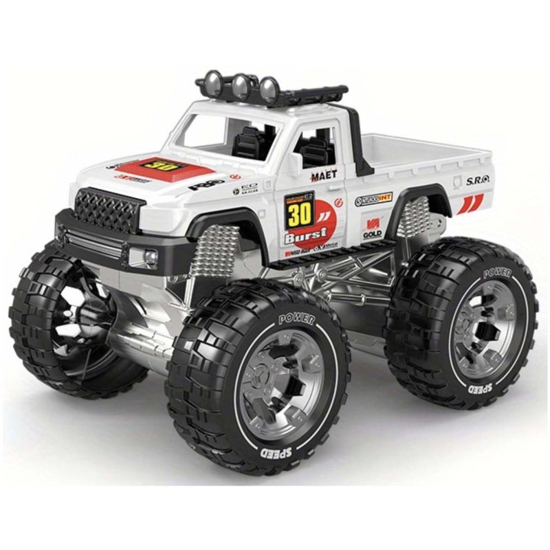 989-1/989-8 friction big-foot climbing pickup truck, 6 pcs / display