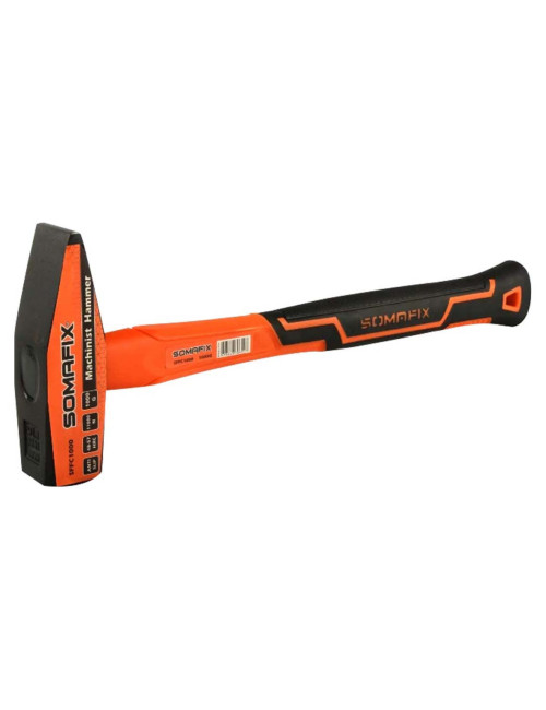 JD38 MACHINIST HAMMER WITH FIBERGLASS HANDLE 1 KG