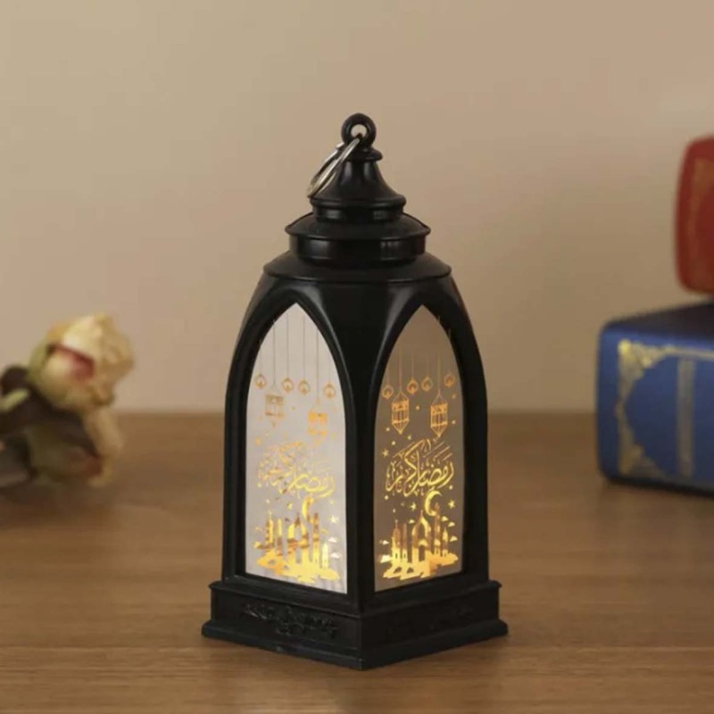 فانوس بلاستيك ملون رمضان كريم