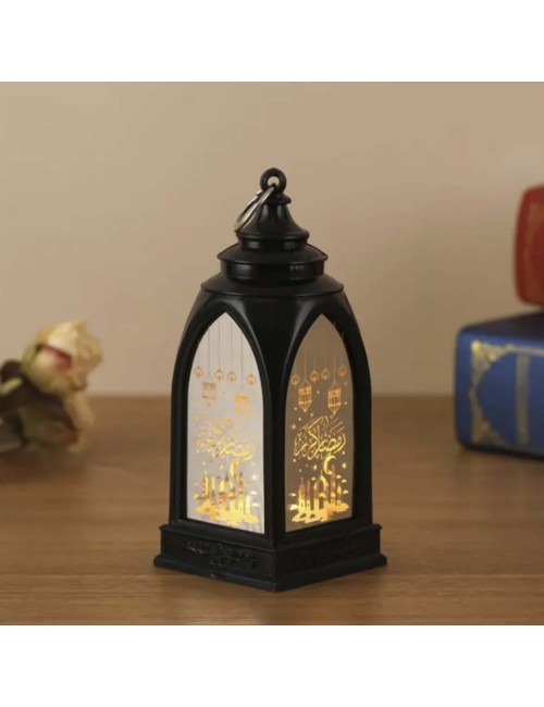 فانوس بلاستيك ملون رمضان كريم