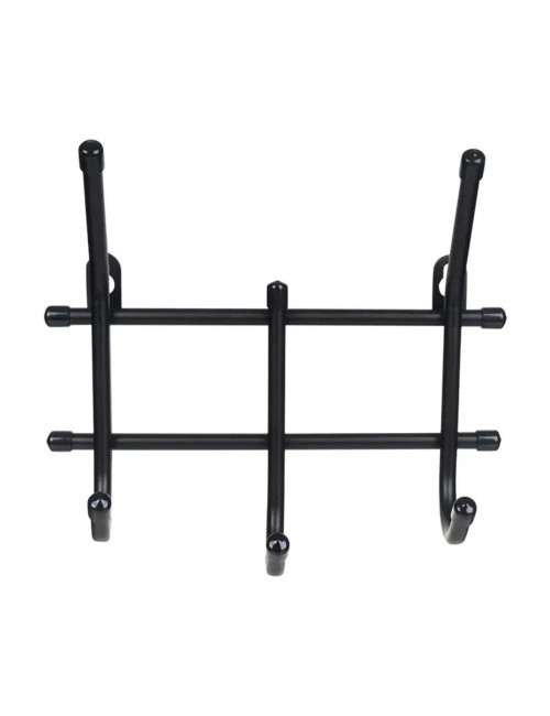 Stainless Steel Nail-Free 4 Hooks Door Hanger