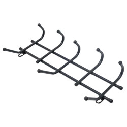 Stainless Steel Nail-Free 6 Hooks Door Hanger
