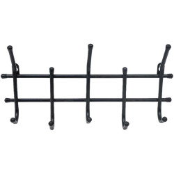 Stainless Steel Nail-Free 6 Hooks Door Hanger