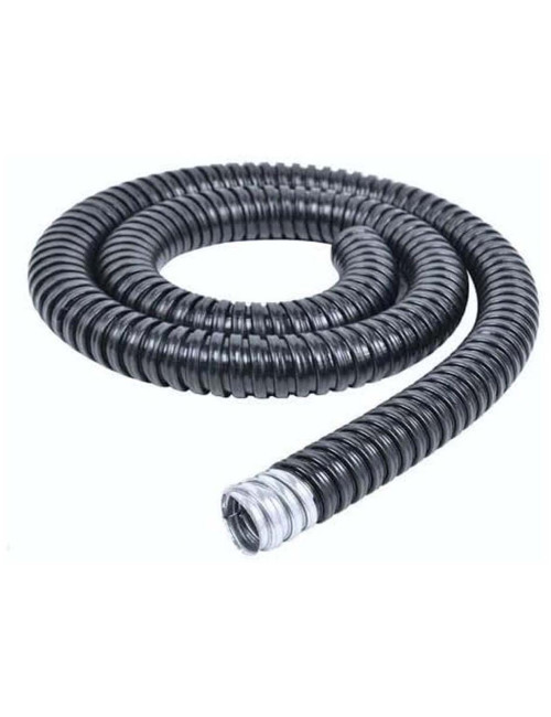 TN 40 UVS -PVC COATED هوز فليكسبل اسود مجلفن فولاذ