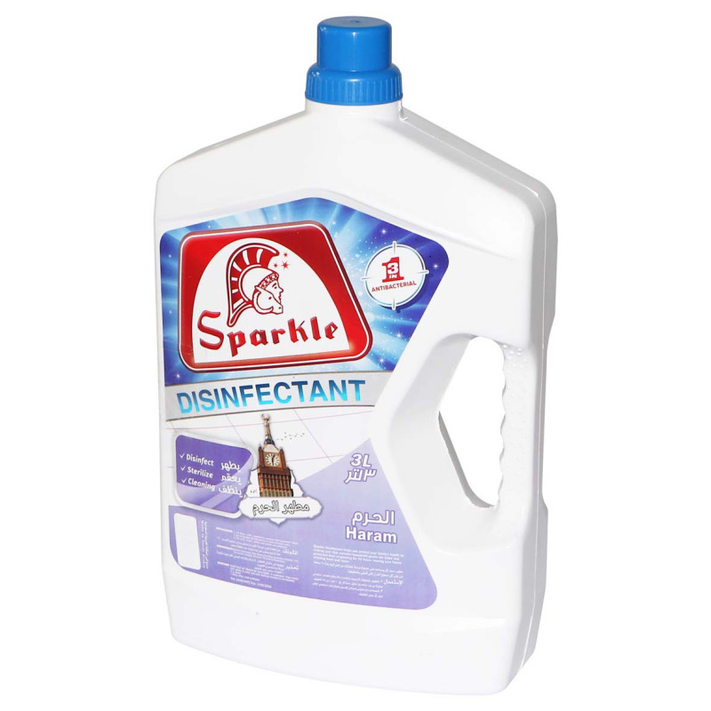 SPARKLE MULTI-PURPOSE DISINFECTANT, 3 LTR,PACKOF 2PCS