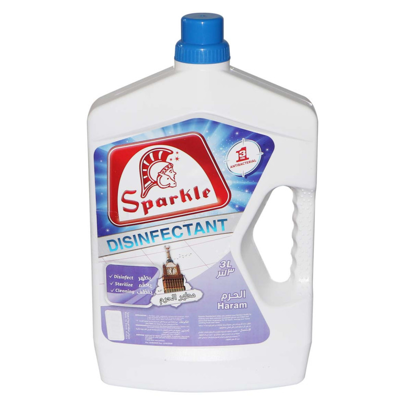 SPARKLE MULTI-PURPOSE DISINFECTANT, 3 LTR,PACKOF 2PCS
