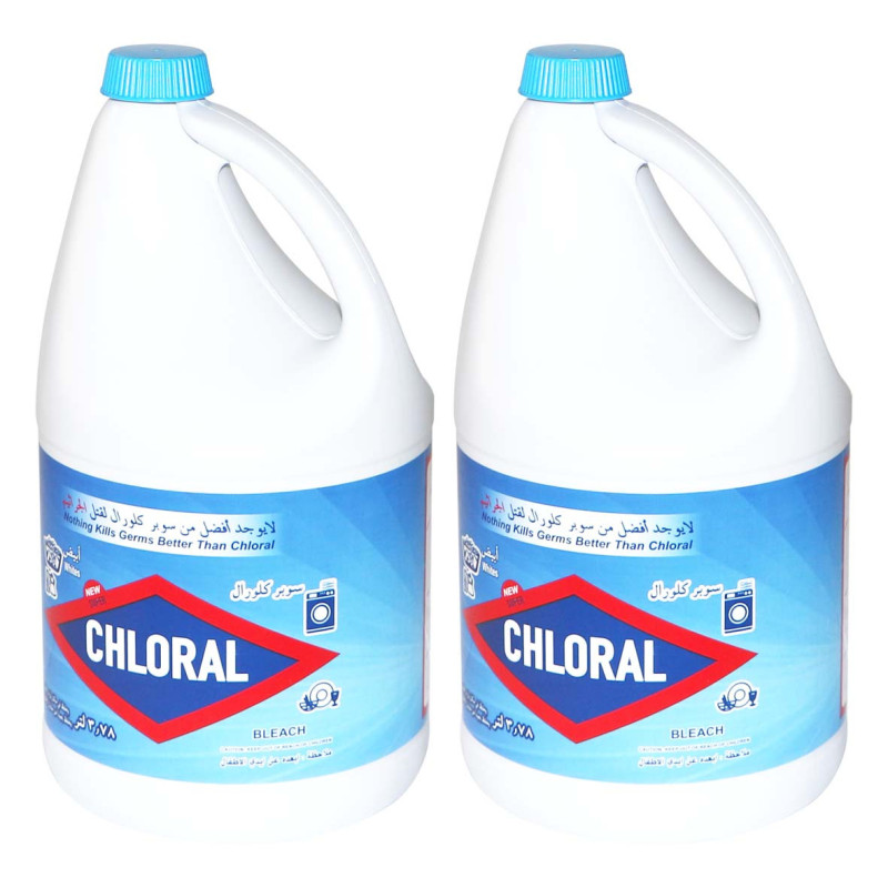 SUPER CLORAL BLEACH – 3.78L (Pack of 2)