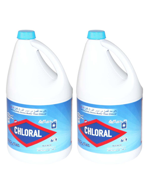 SUPER CLORAL BLEACH – 3.78L (Pack of 2)