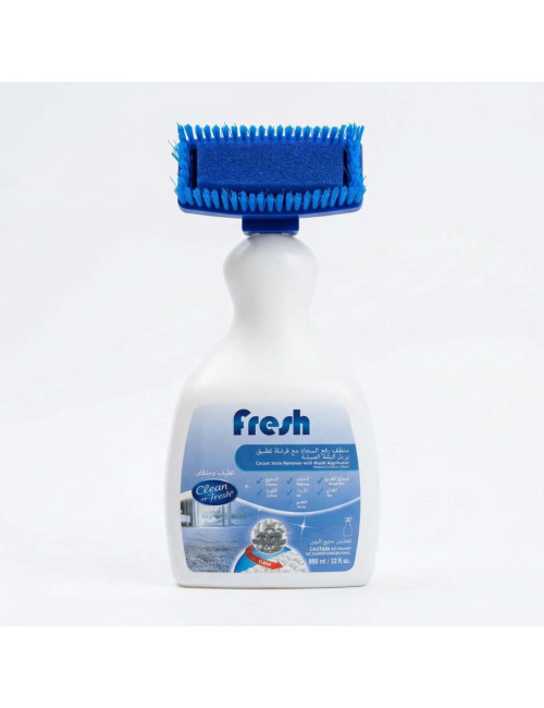 FRESH CARPET CLEANING LIQUID STAIN REMOVER WITH BRUSH