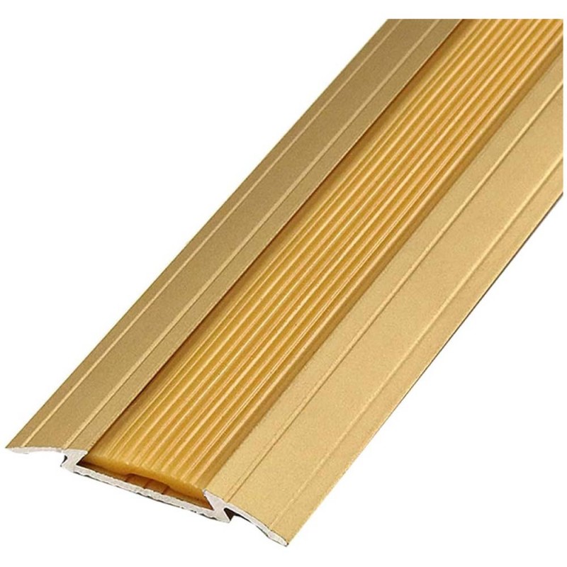 02-BJ-421A ALUMINIUM FLOOR TRIM GOLD 3 MTR
