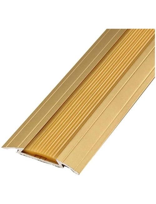 02-BJ-421A ALUMINIUM FLOOR TRIM GOLD 3 MTR